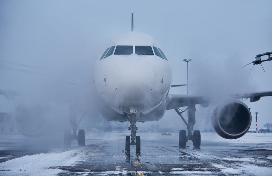 Flying in Snowy Weather Conditions